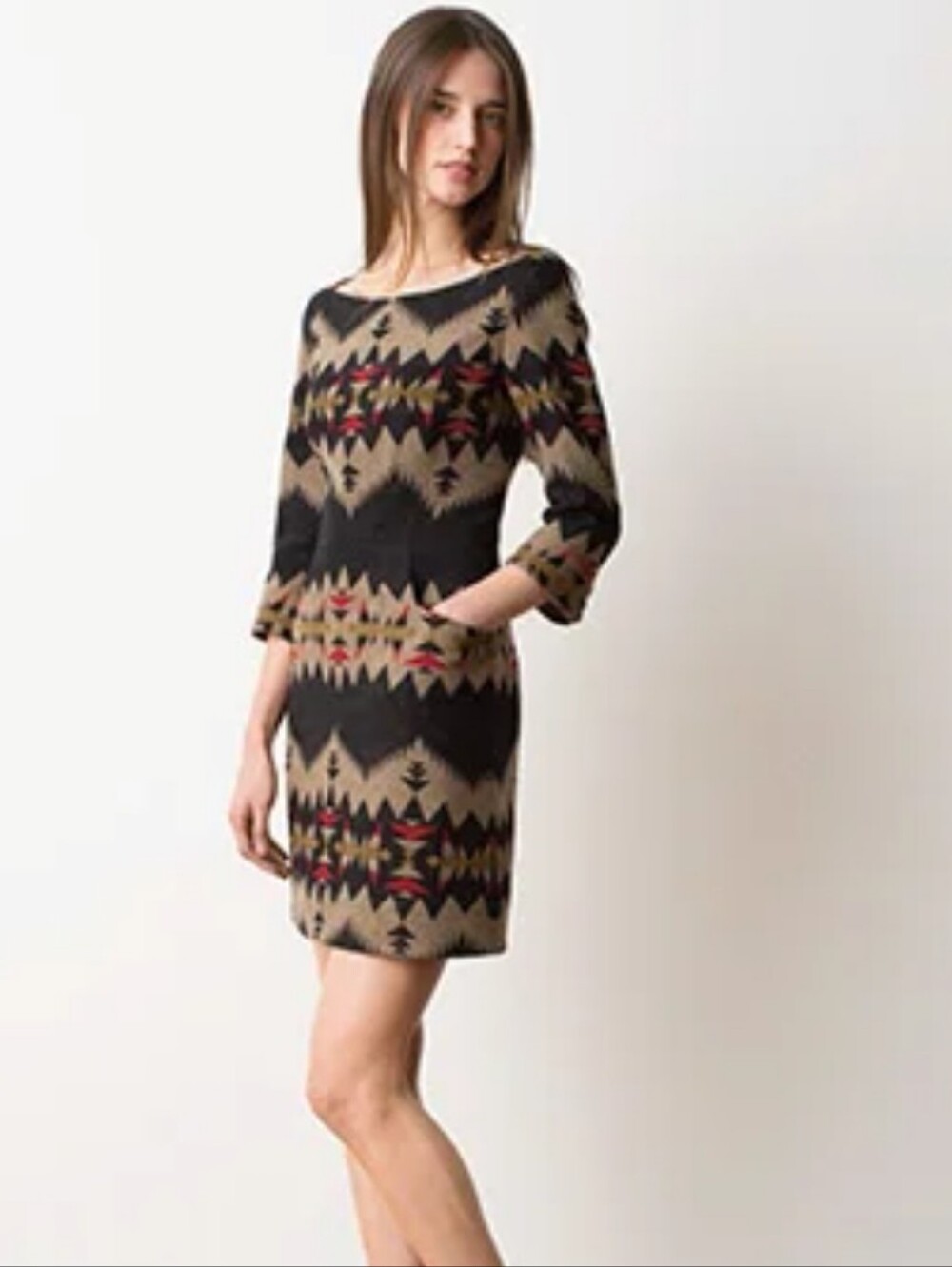 Vtg Pendleton 2013 Portland Collection Wool Mini Dress XS Southwestern Cowgirl